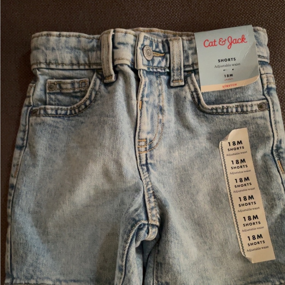 Cat & Jack Light Blue toddler shorts